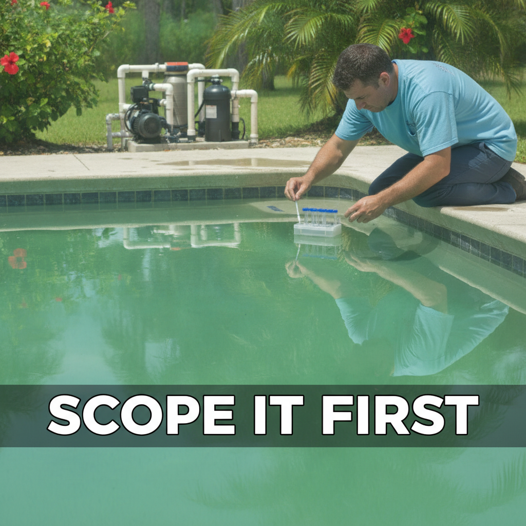 Green Pool Recovery: What to Charge and How to Scope It