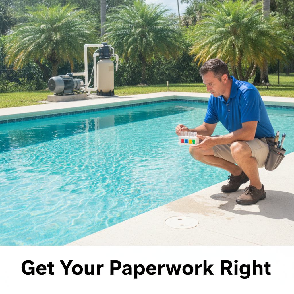 The Paperwork a Pool Business Actually Needs in Florida